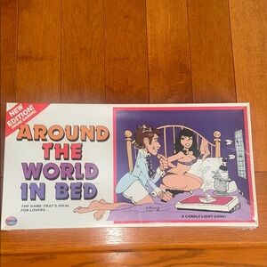 NEW SEALED* Around the World in Bed - Rare Vintage Adult Board Game - 1989
